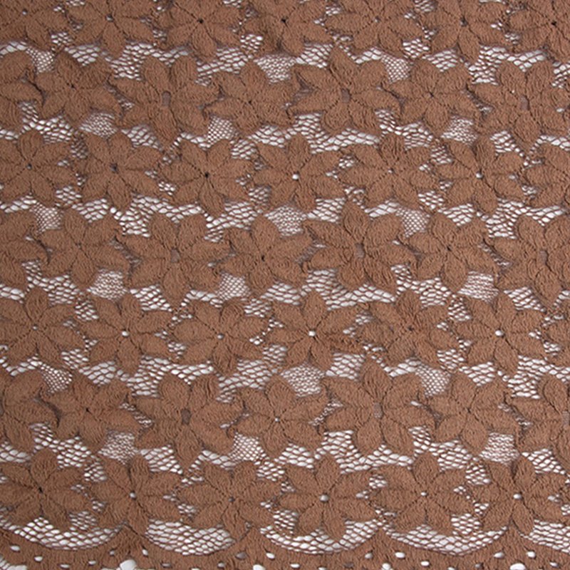 Lace Fabric Dress Polyester Warp Knit for Women's Wear Wholesale Suppl 2